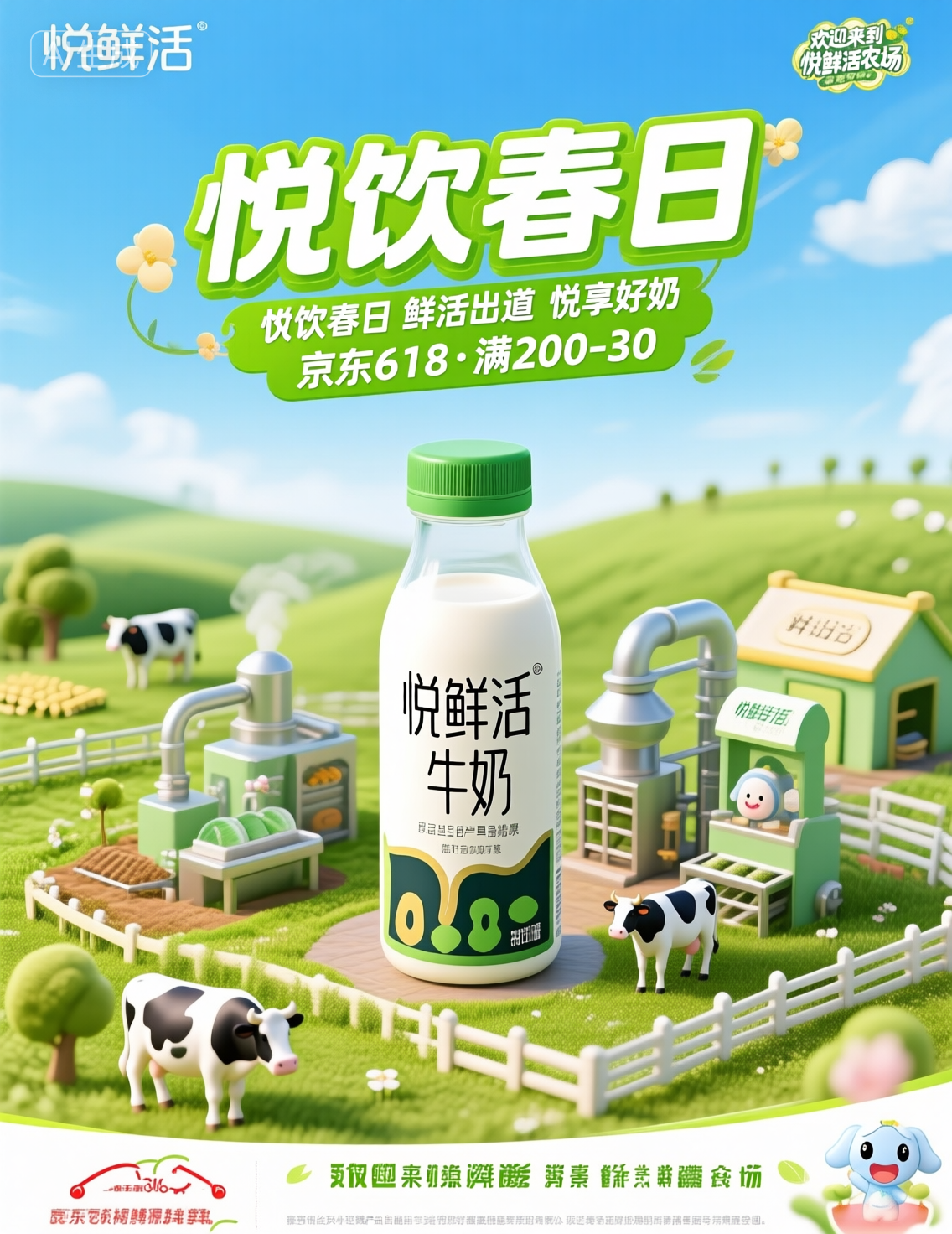 电商大促KV设计-直出中文和商业级排版（千问Qwen）3.0