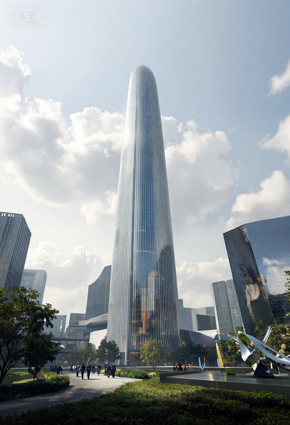 绘梦Z-IMAGE商业建筑设计 | 渲染效果图 | 室外景观