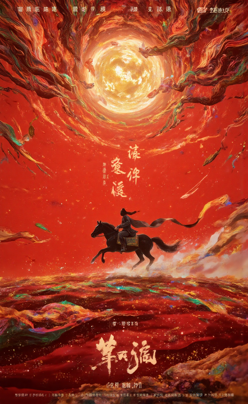 赤焰苍穹下的孤骑远征