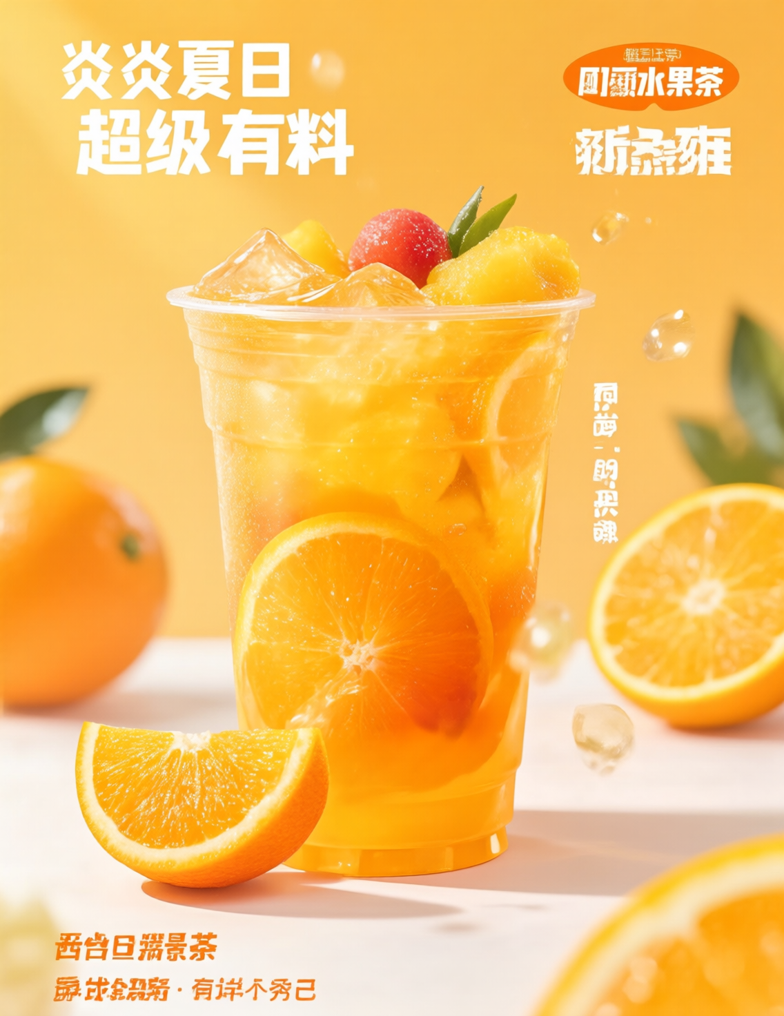 海底清新葡萄概念海报