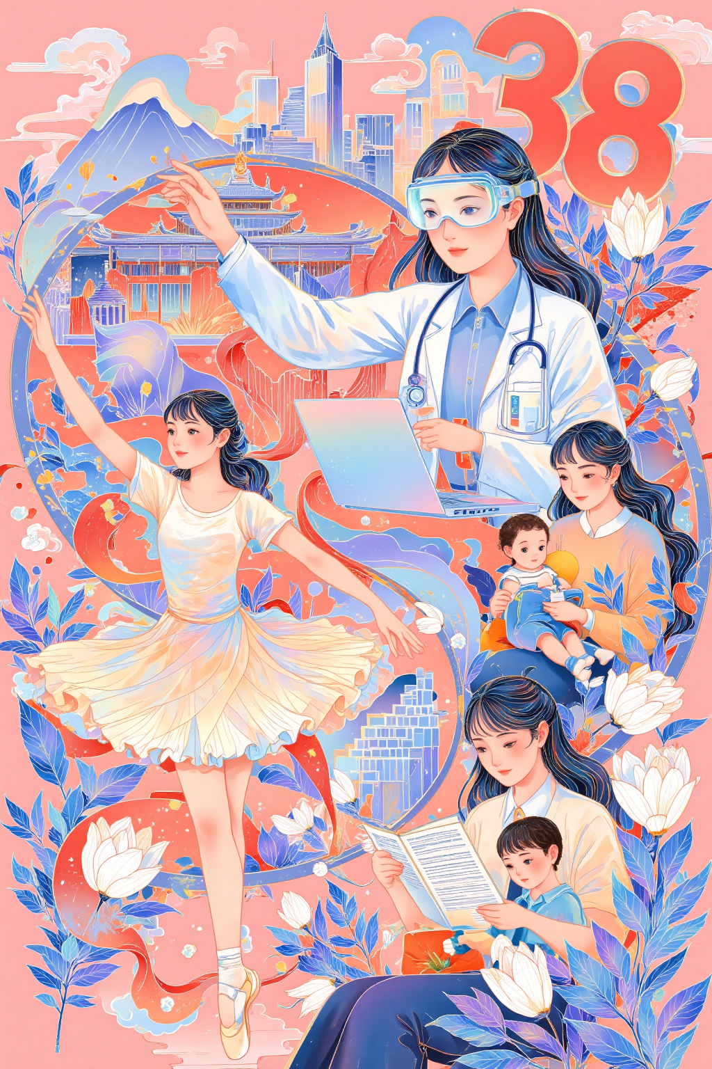 三八妇女节海报