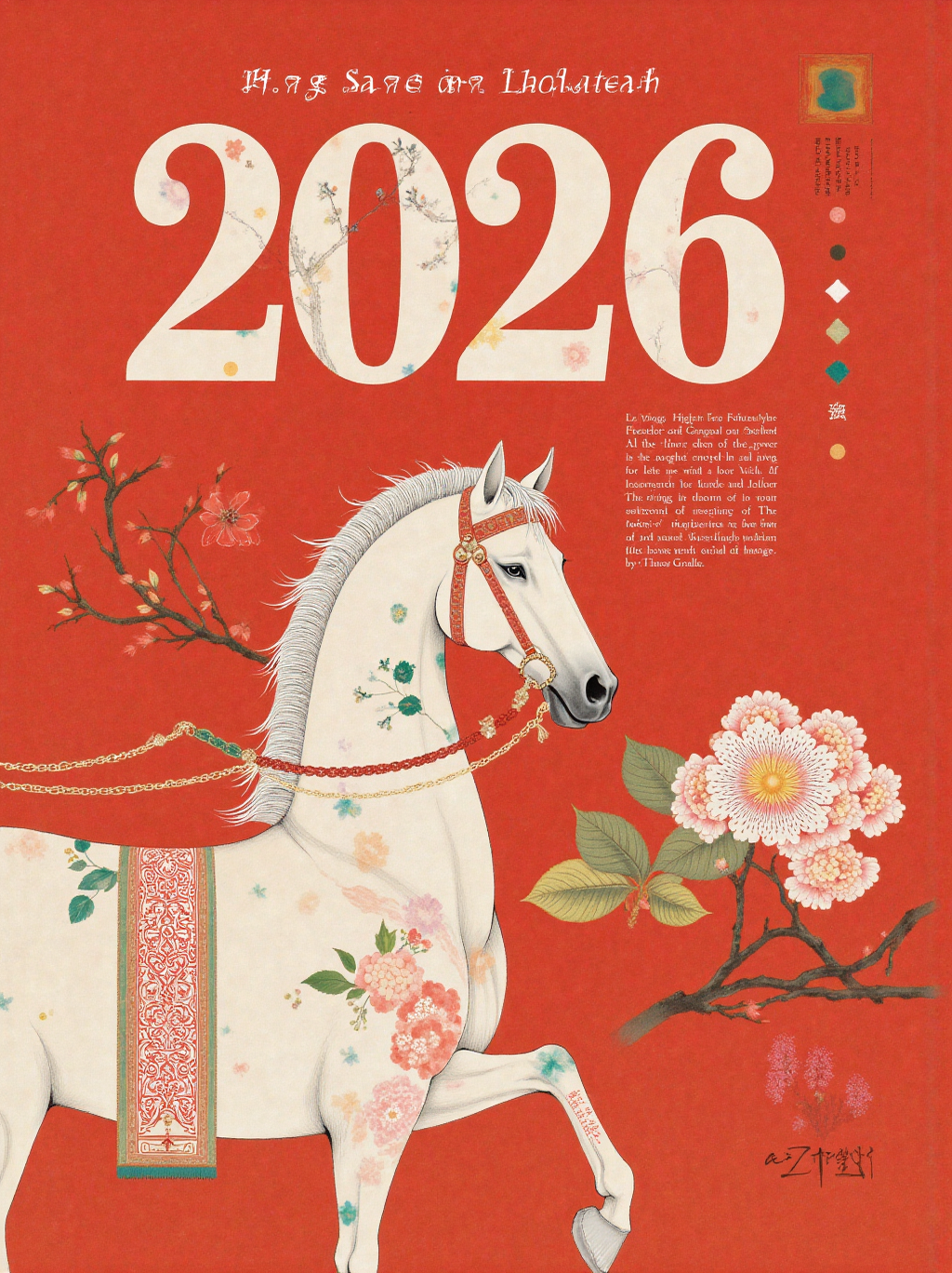 马年新年海报