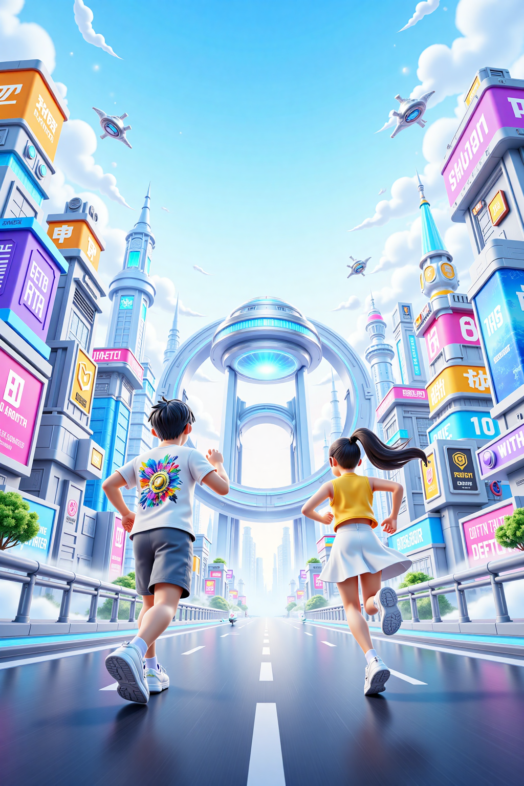 奔跑