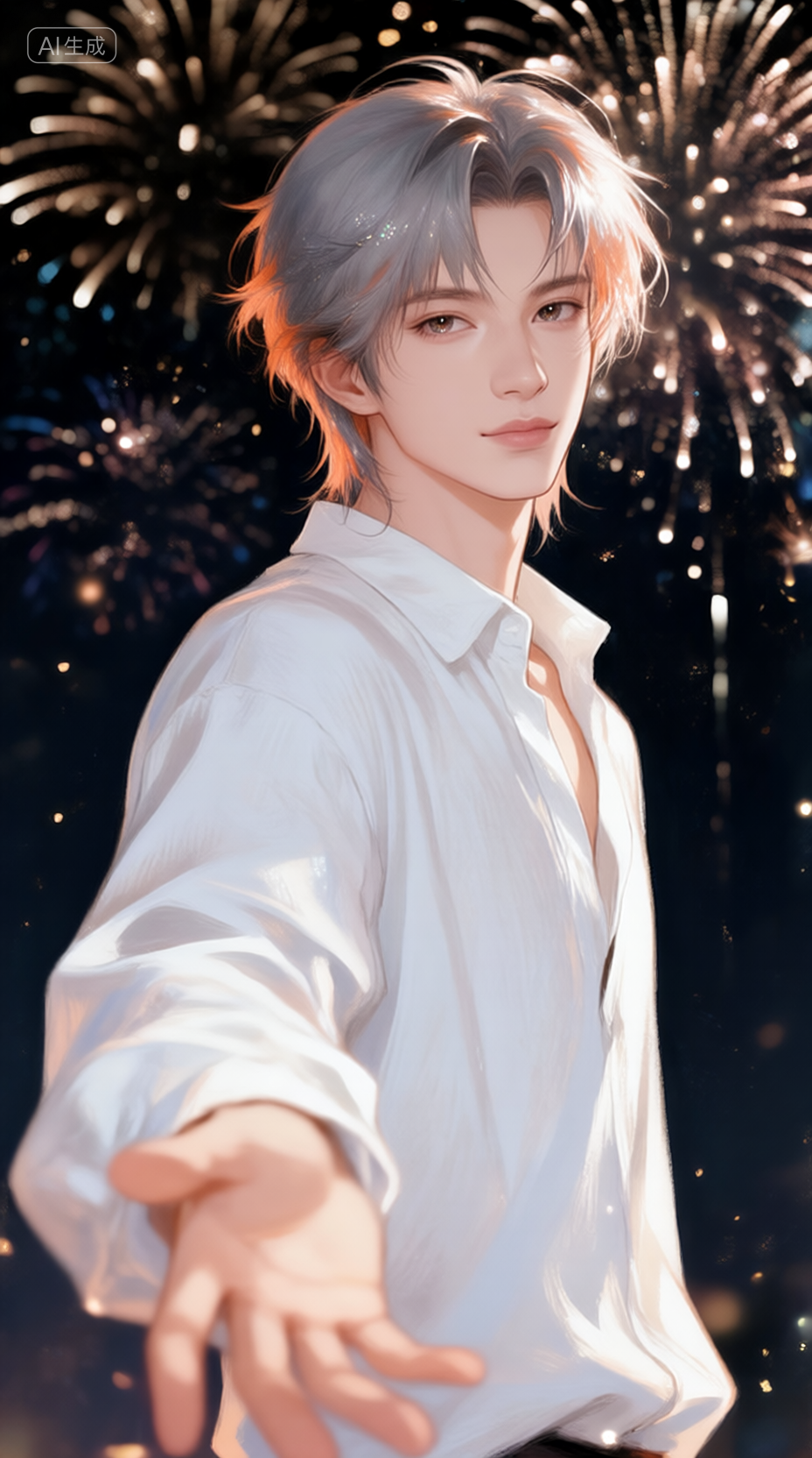191男士写实人像