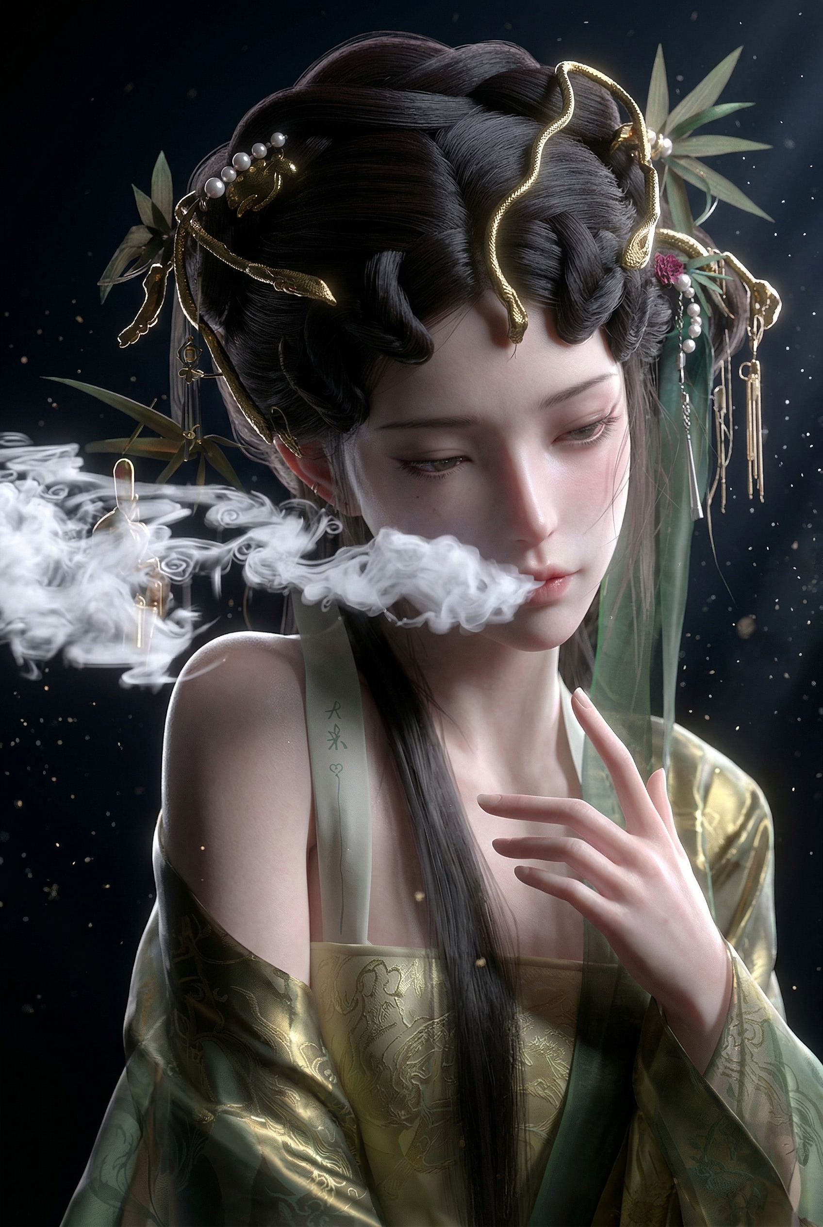 古风神秘女子肖像