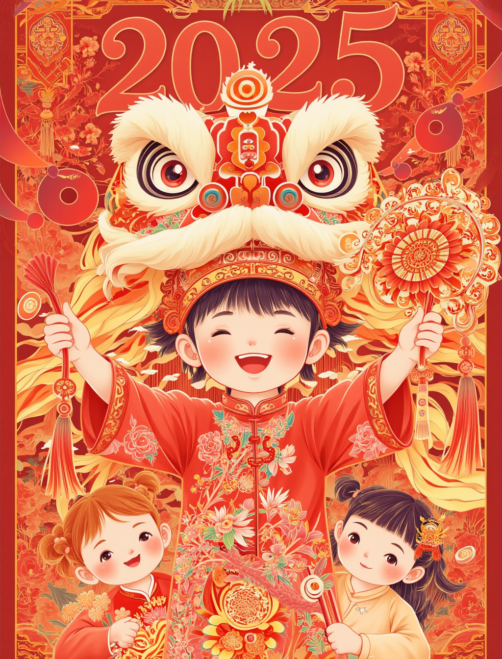 2025新春插画