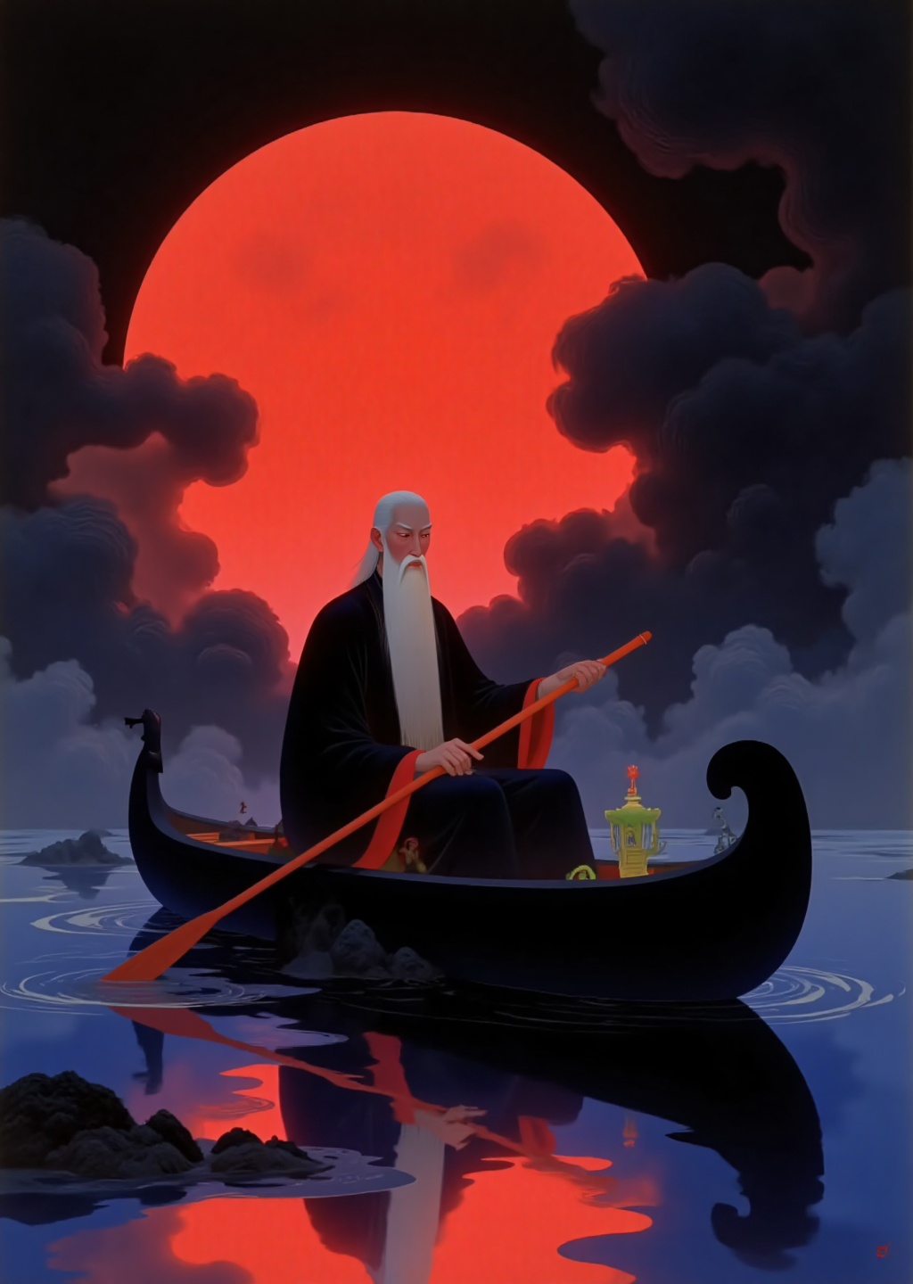 东方奇谭 玄幻东方 中式 古风 新中式 插画 抖音 小红书 