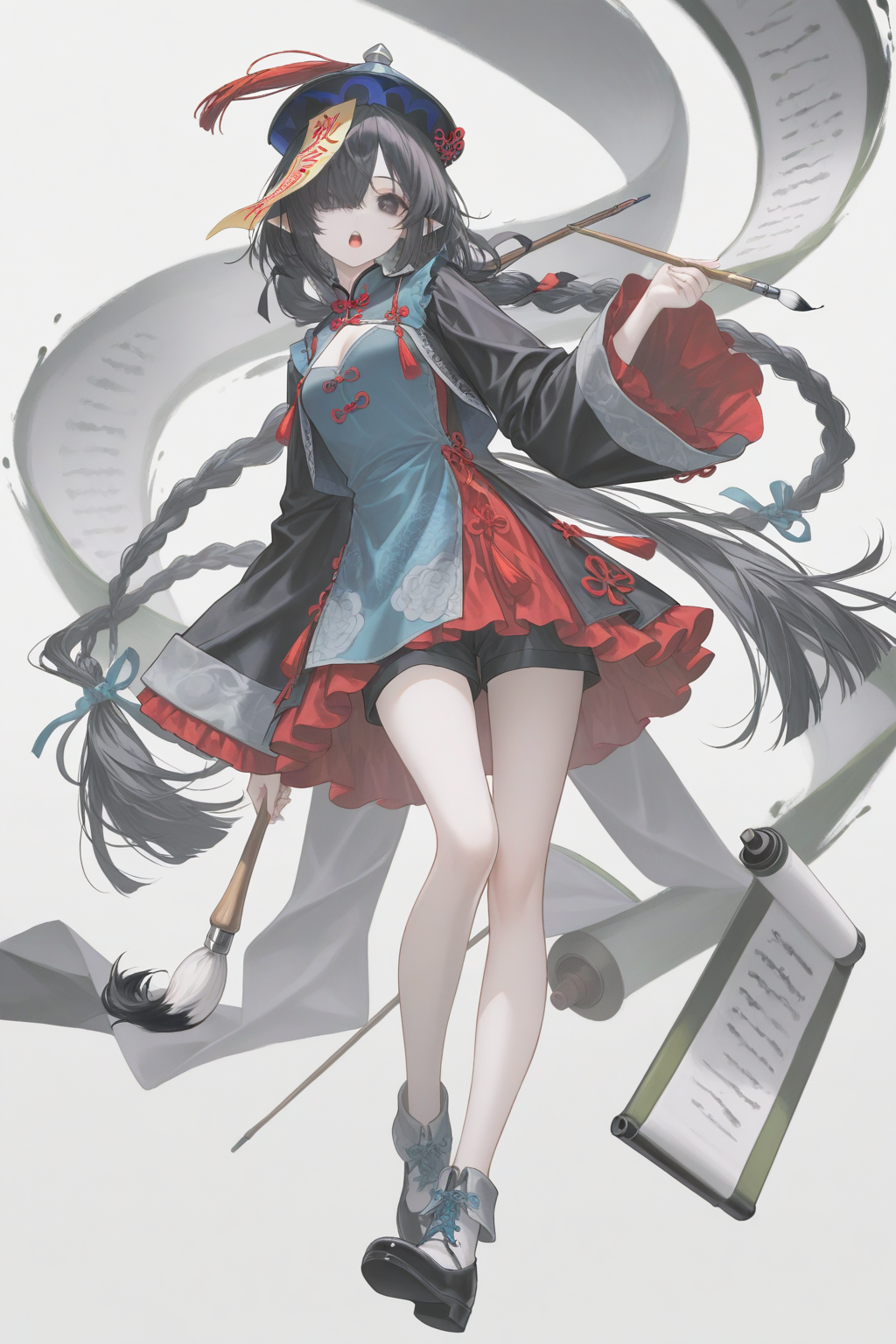 国风奇幻画师少女