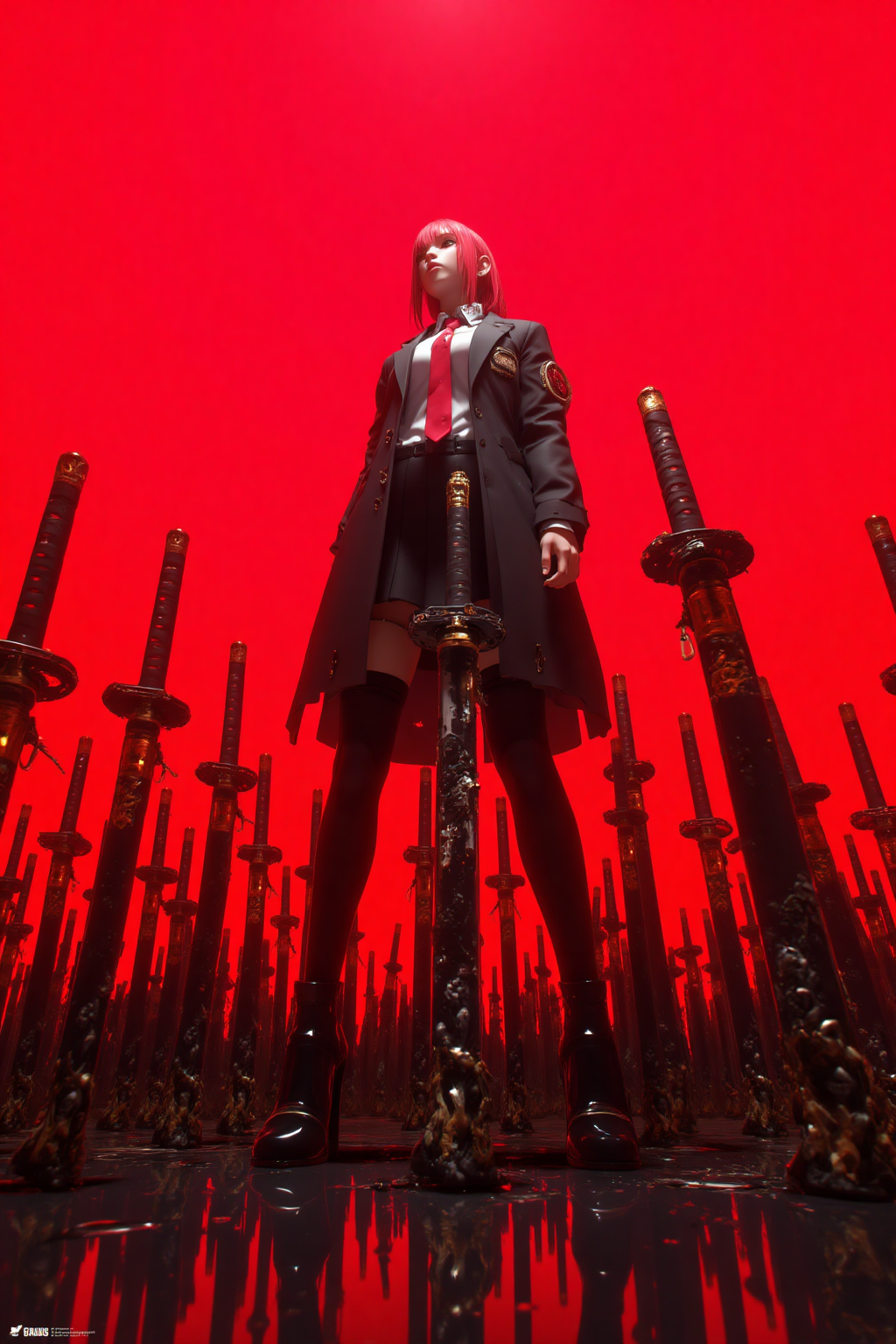 红发武士女孩