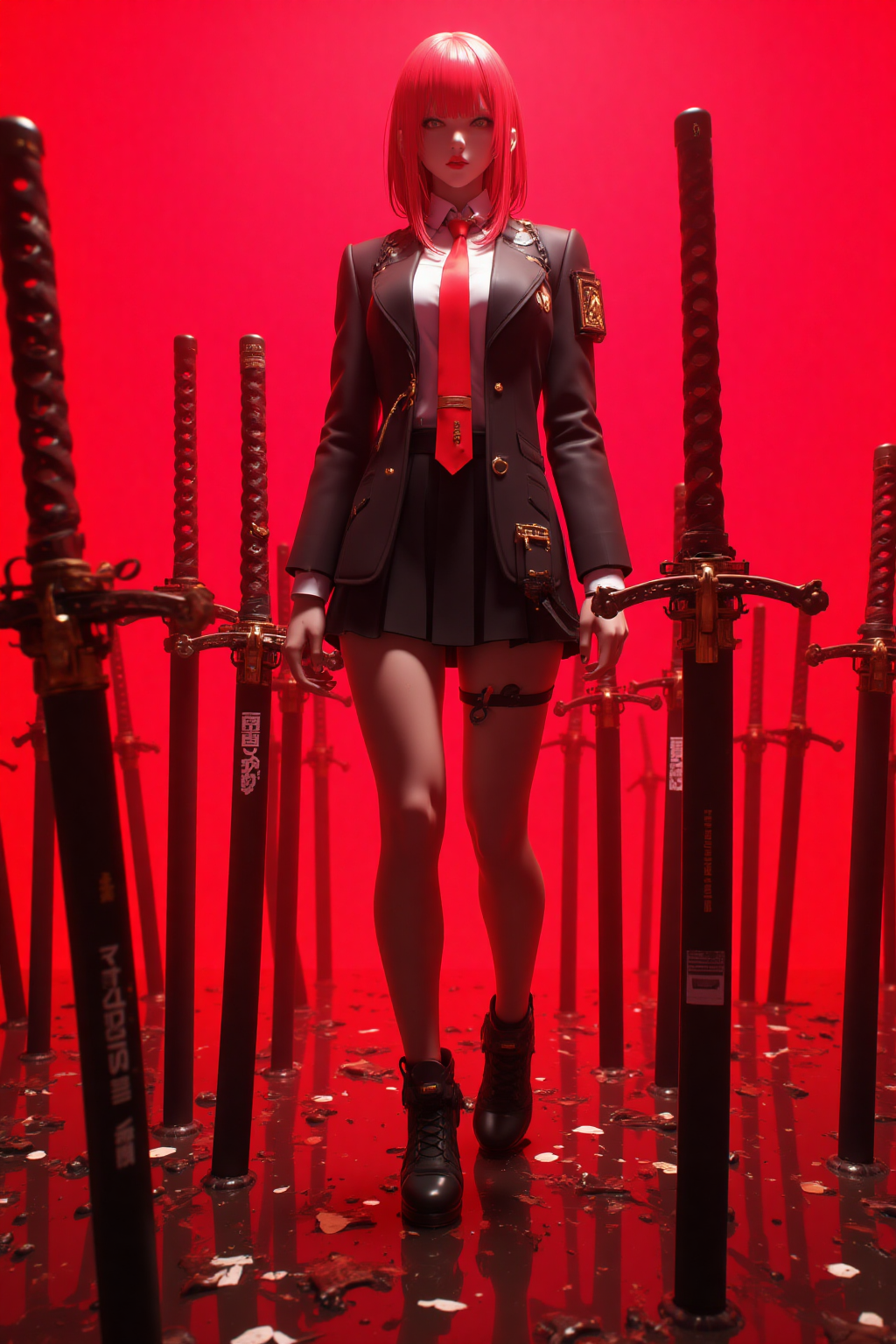 红发武士女孩