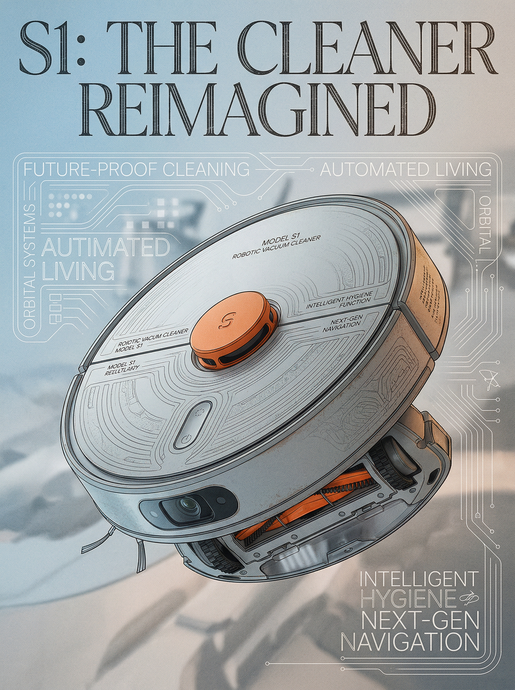 极简数字海报