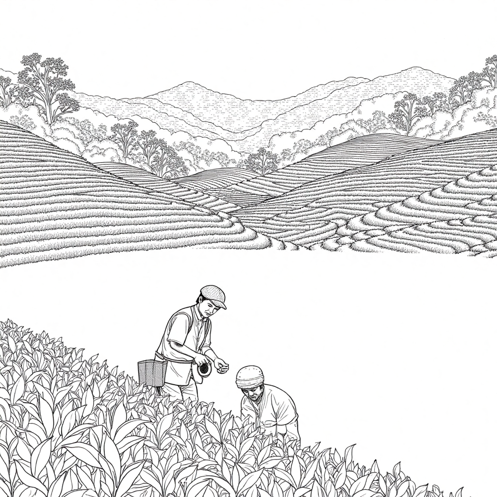 线稿插画