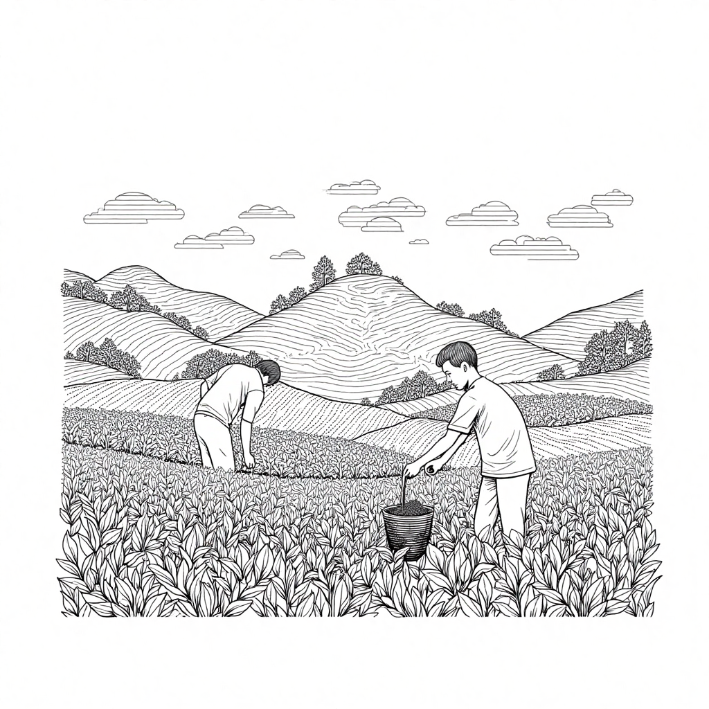 线稿插画