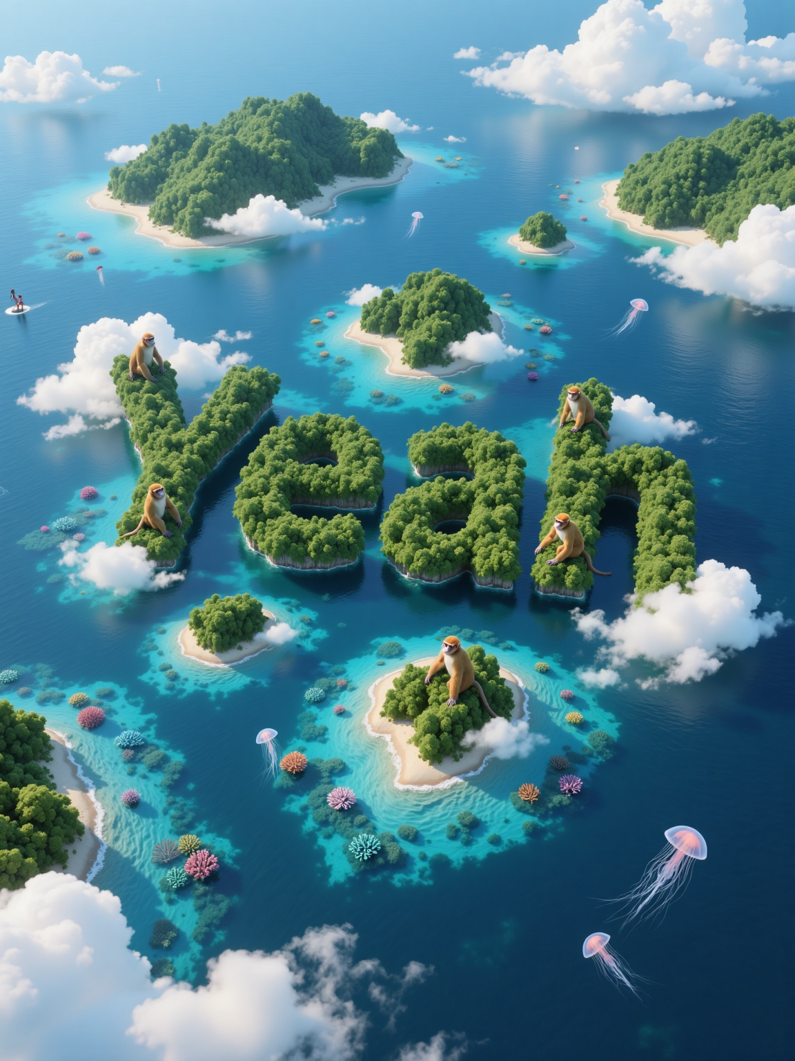 海岛运营海报