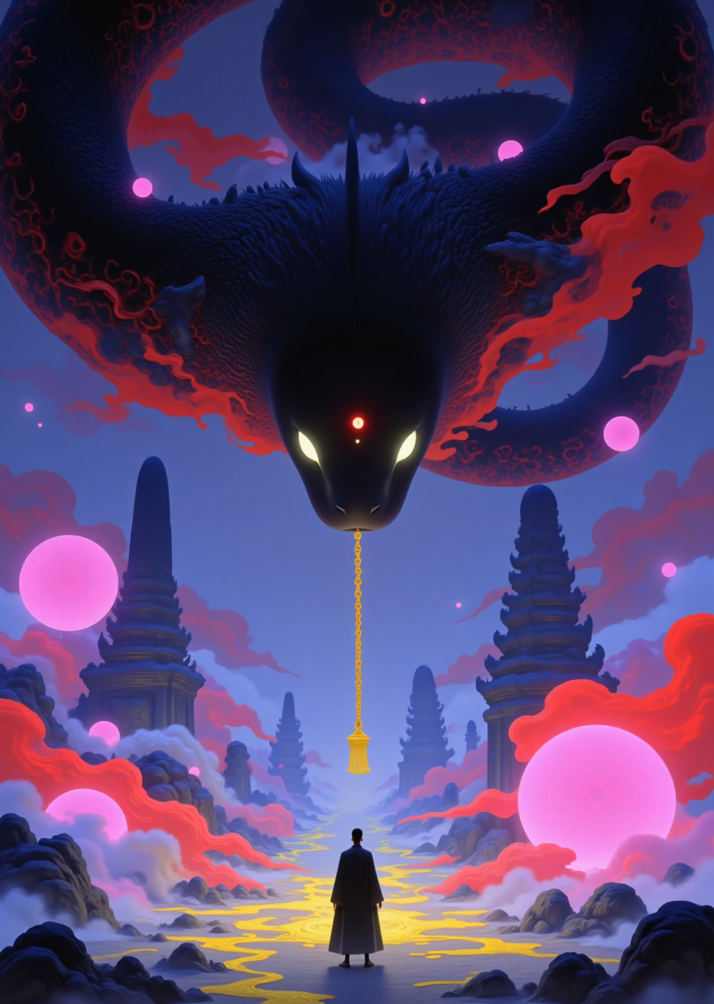 东方奇谭 玄幻东方 中式 古风 新中式 插画 抖音 小红书 