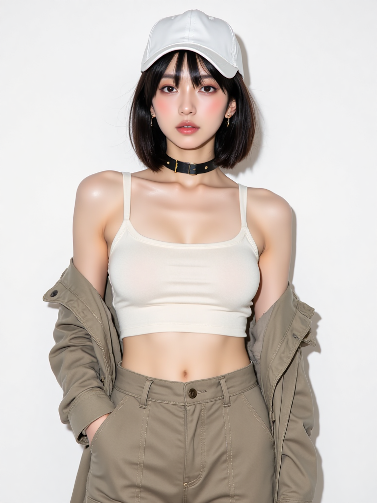 网红美女小红书模特总裁制服商务广告电商西装服装设计