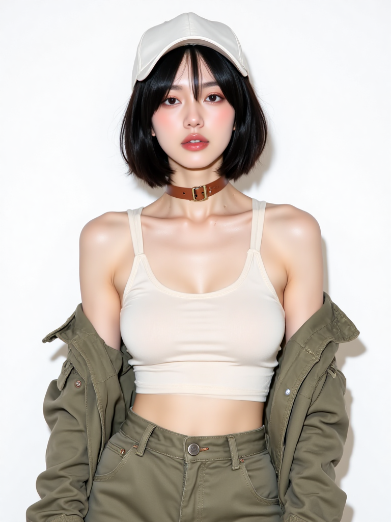 网红美女小红书模特总裁制服商务广告电商西装服装设计