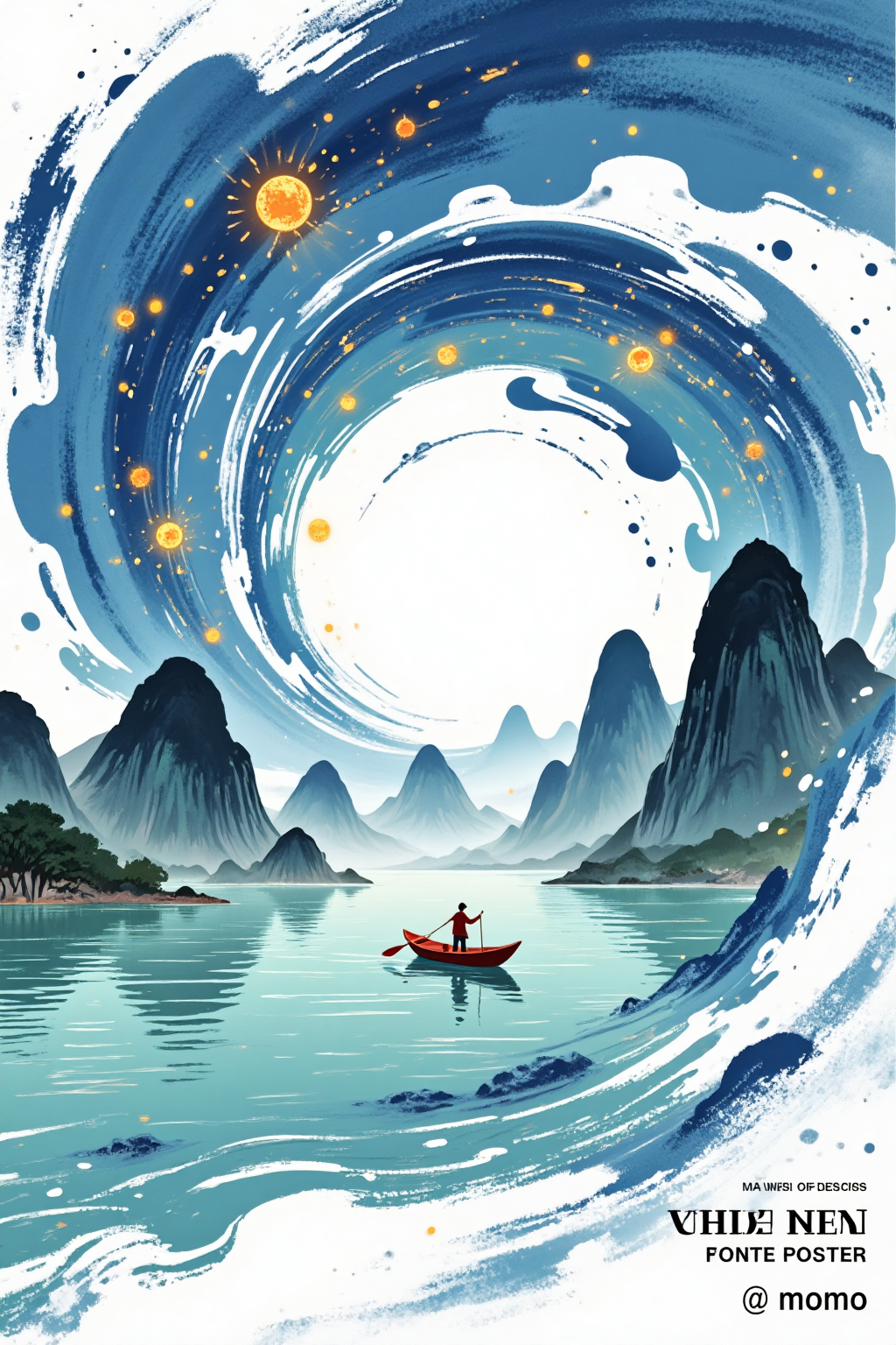 新中式水墨风海报