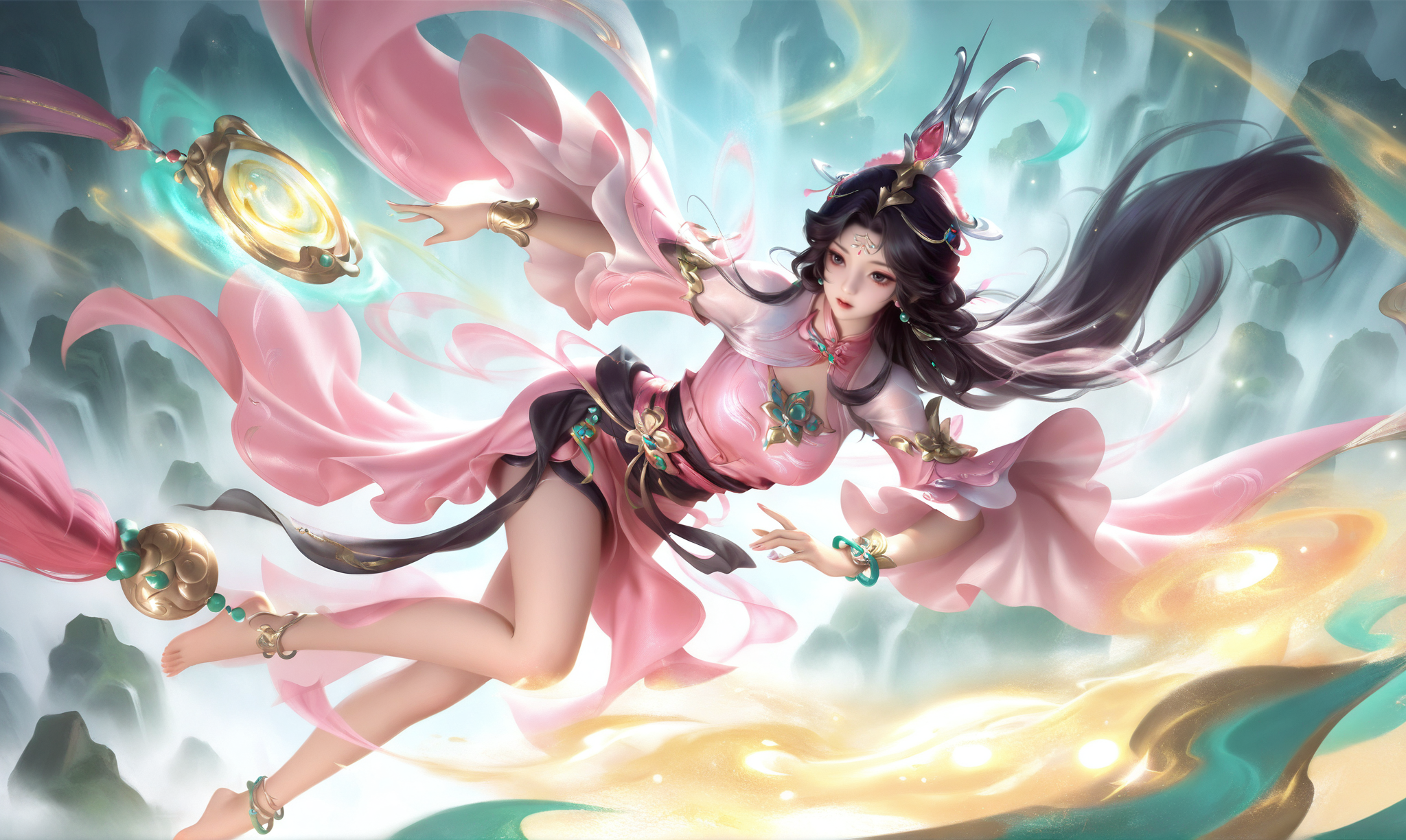 梦幻仙侠风飞天少女
