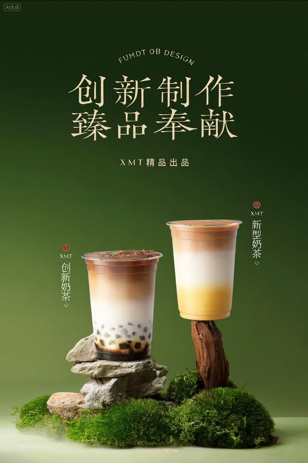 奶茶咖啡海报设计