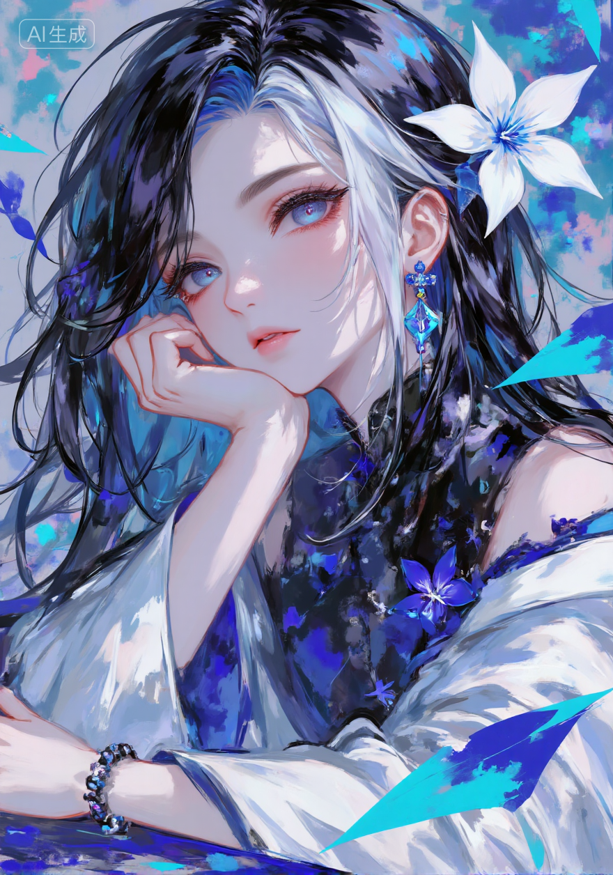 niji | 墨染 国风厚涂风格