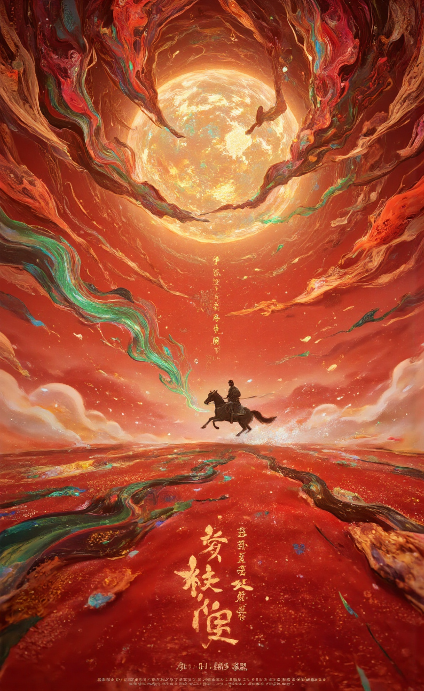 赤焰苍穹下的孤骑远征