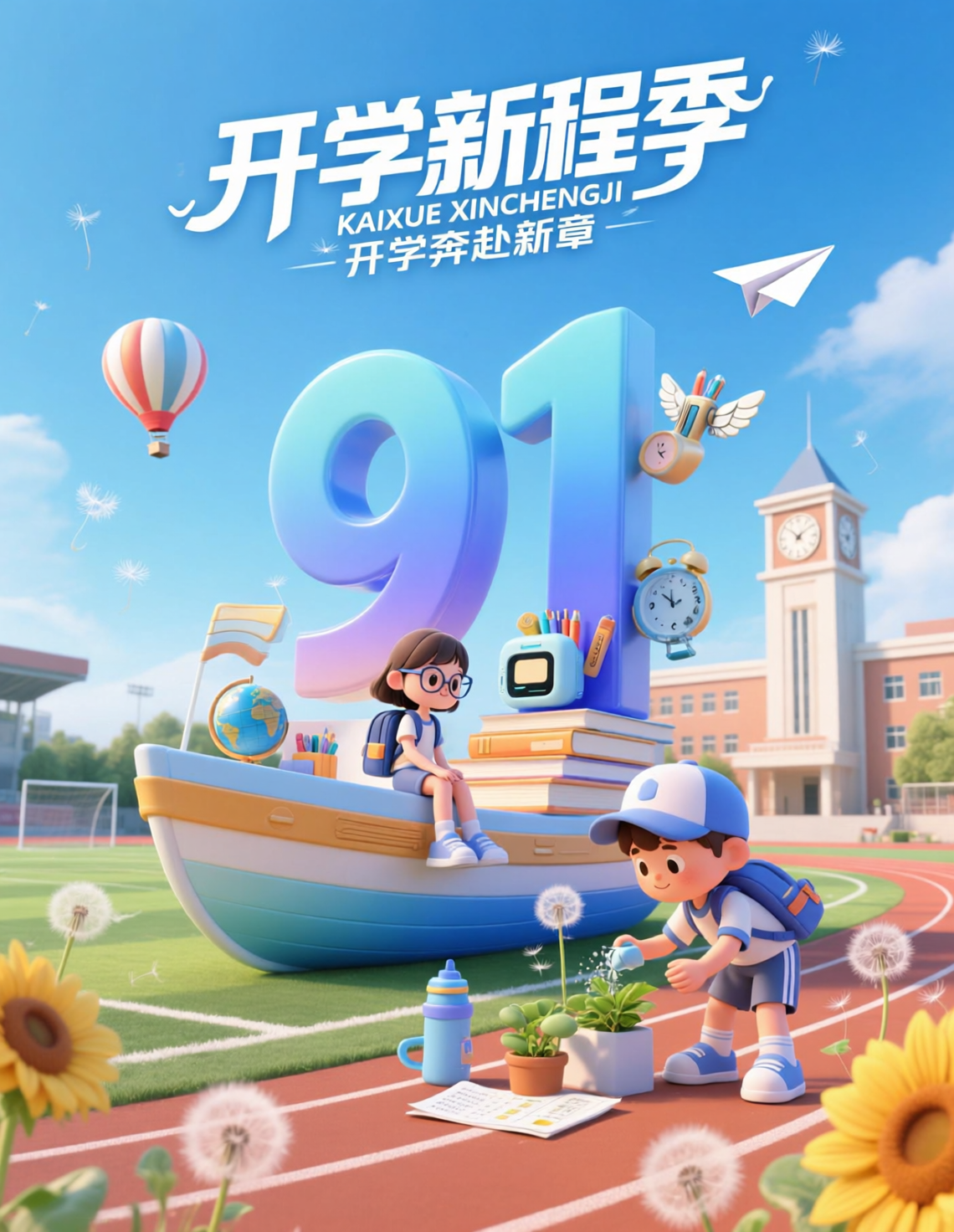 开学新程季：校园启航与成长梦想