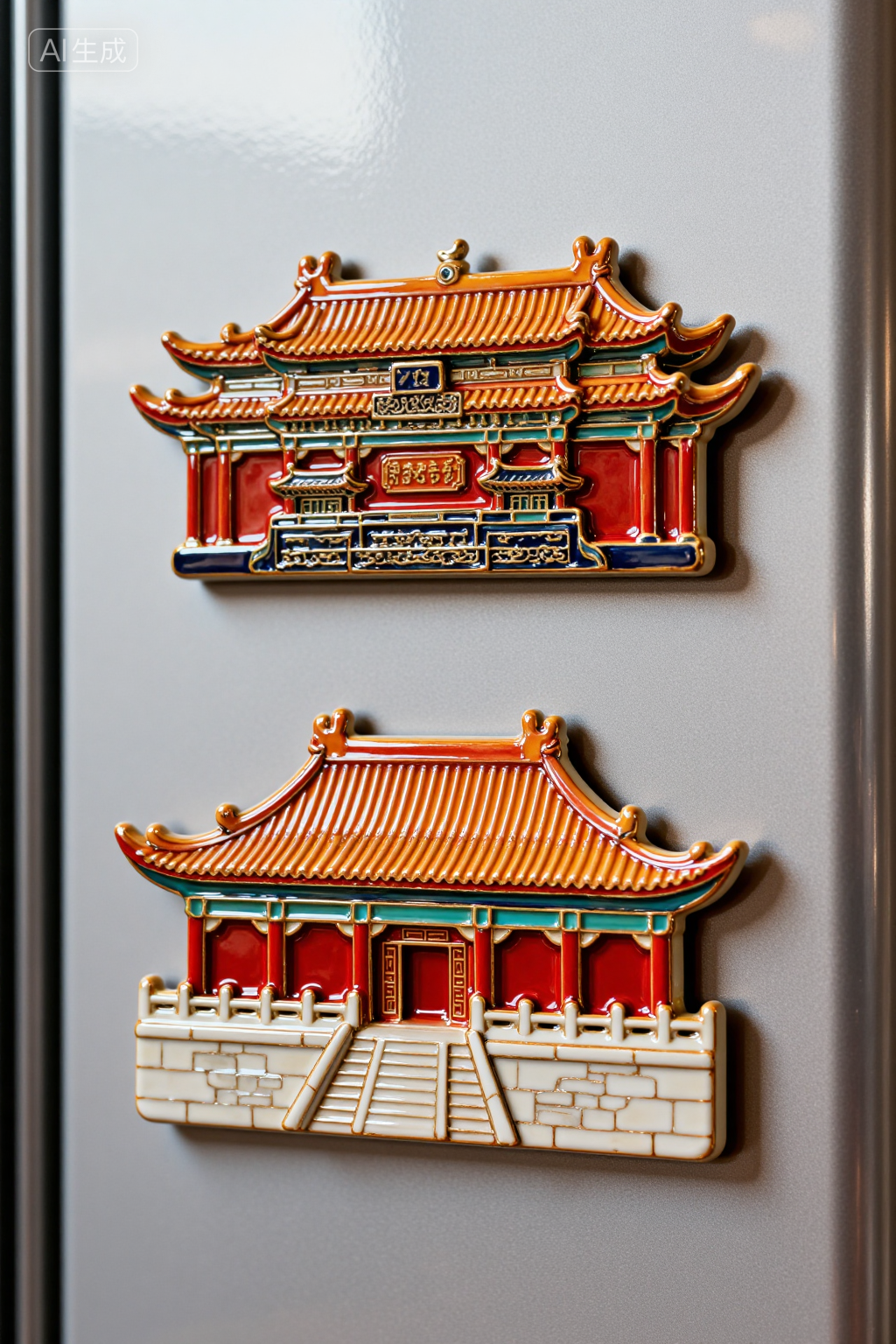 美丽可爱二次元珐琅瓷冰箱贴