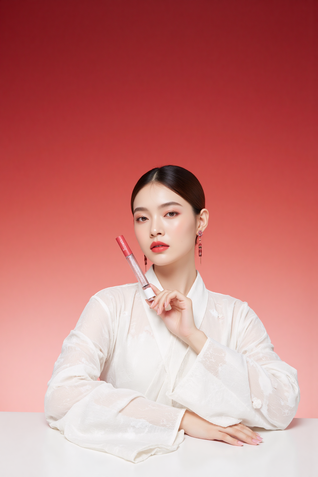 电商古风美妆模特