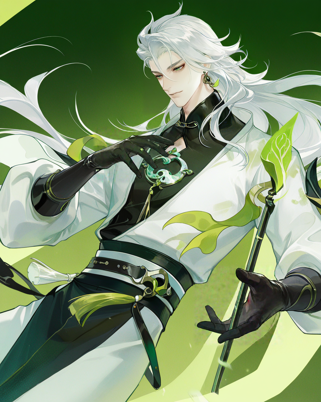 白发灵术师的绿意幻影