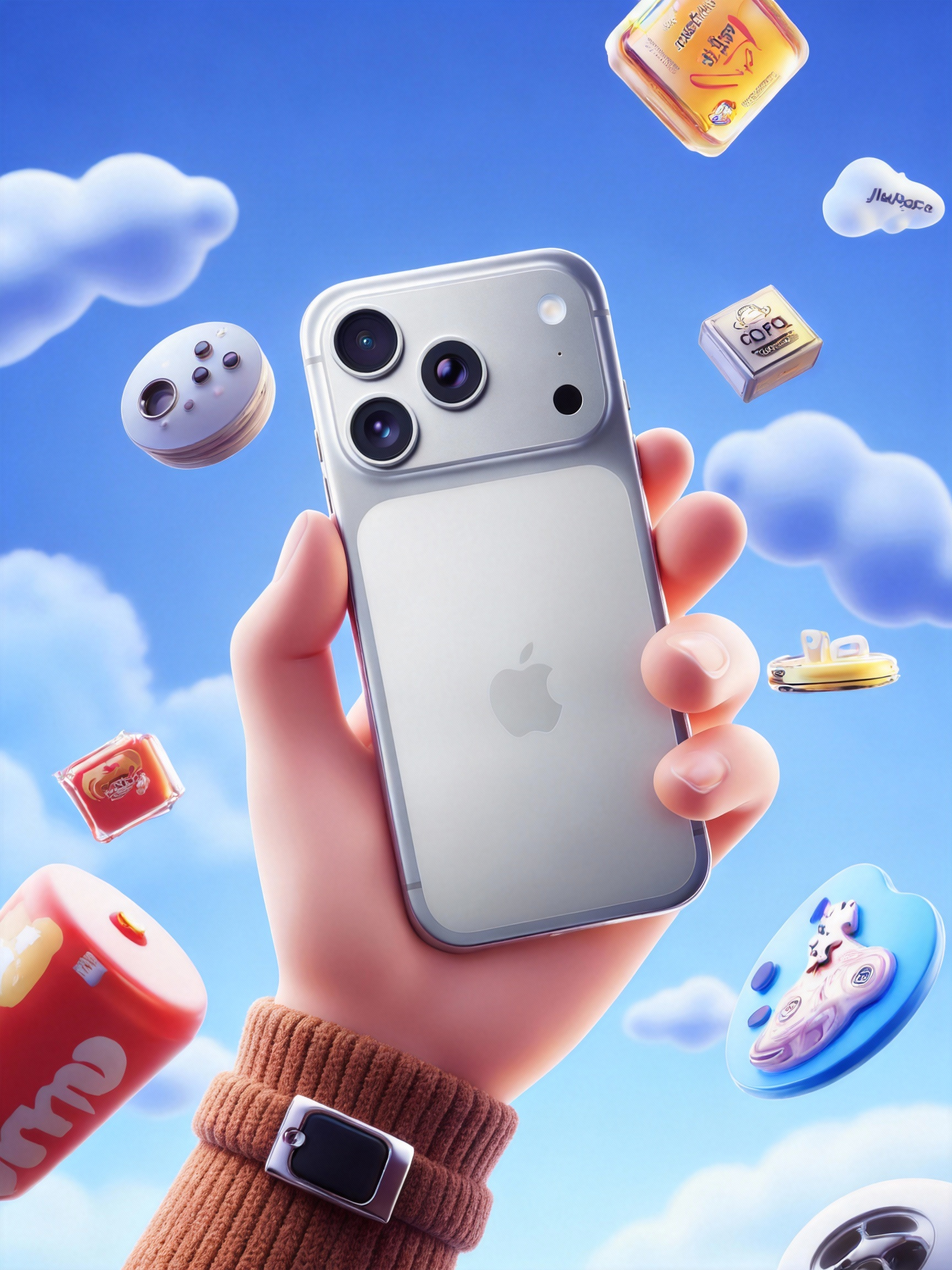 产品为主体生成3D电商活动运营海报｜C4D渲染KV
