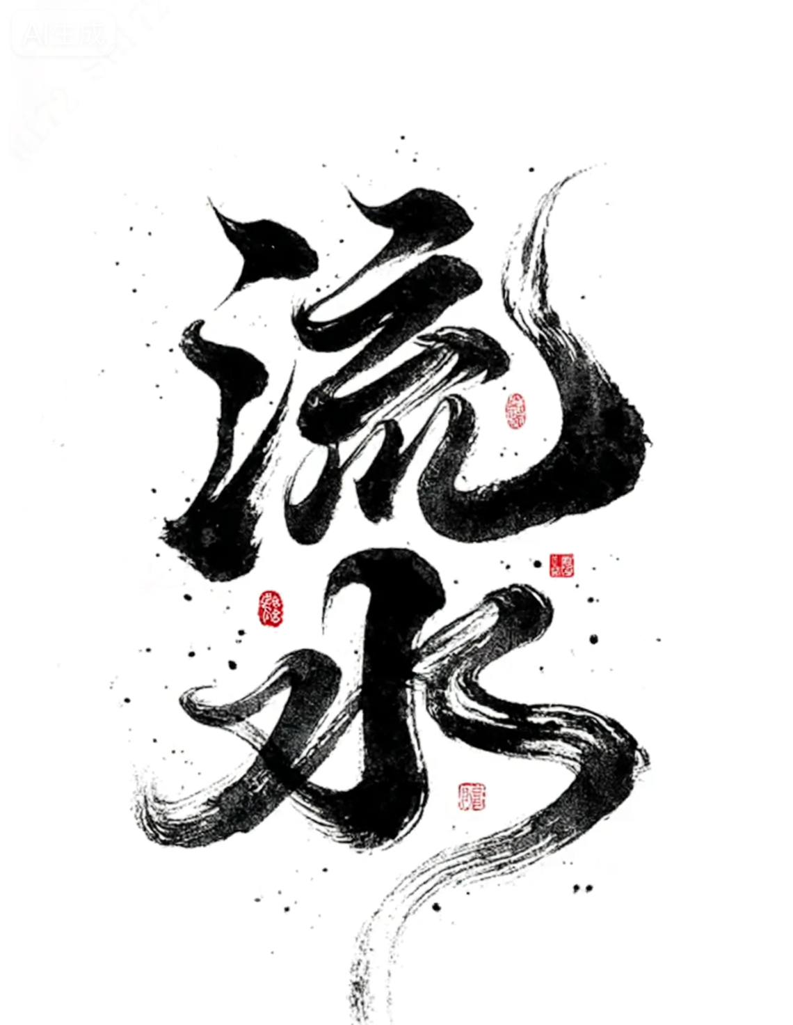书法字体、毛笔字体设计、手写字体