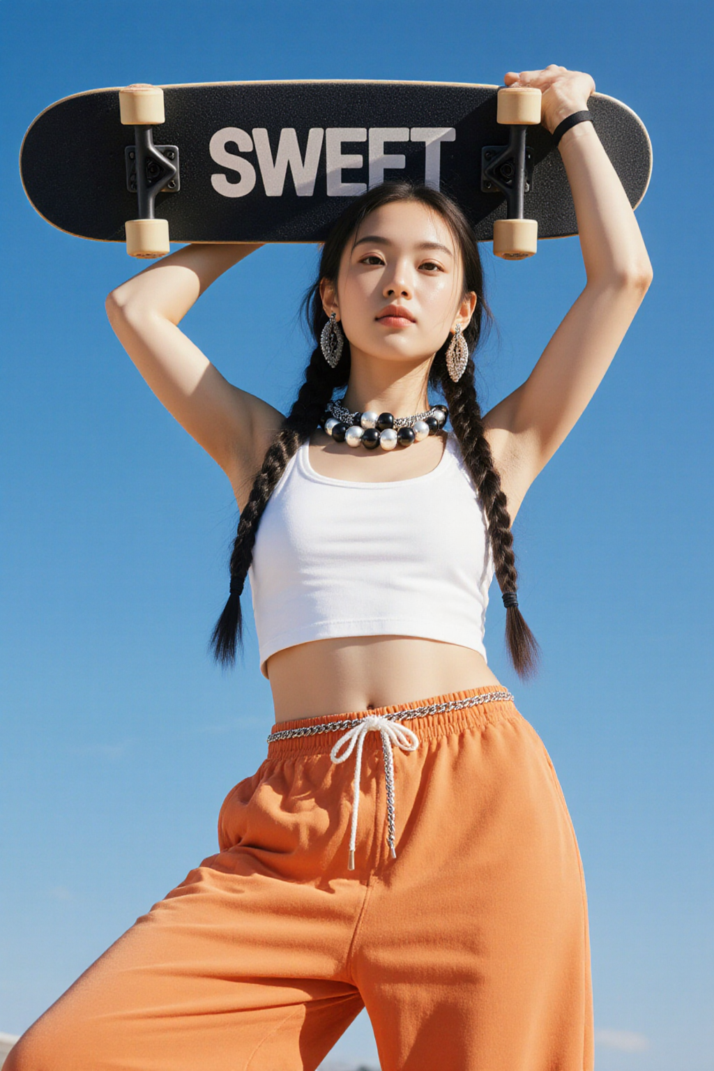 模特户外运动美女跨境电商产品电商