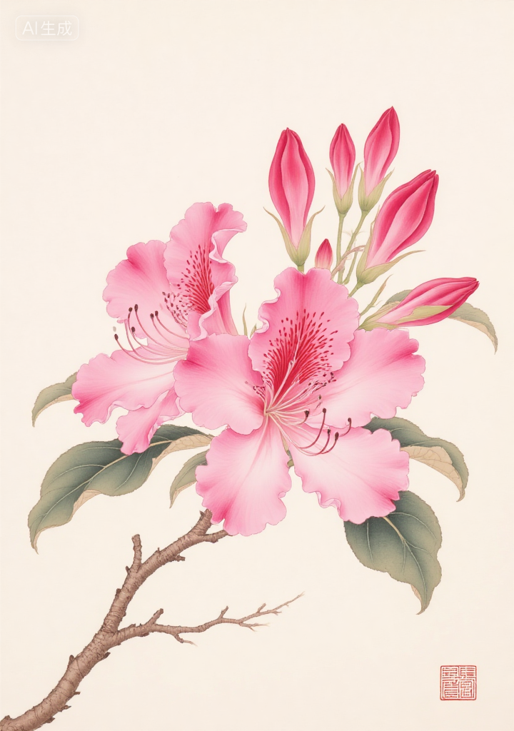 F.1&middot;工笔花鸟&middot;芰荷君
