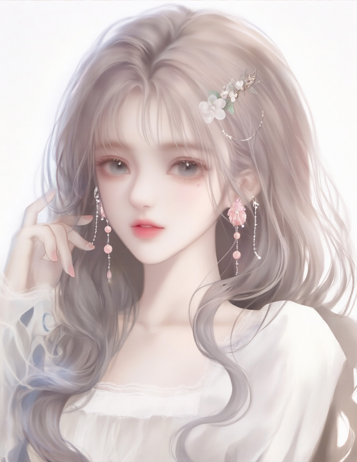 Qwen-image-南音浅浅-小红书爆火甜妹头像