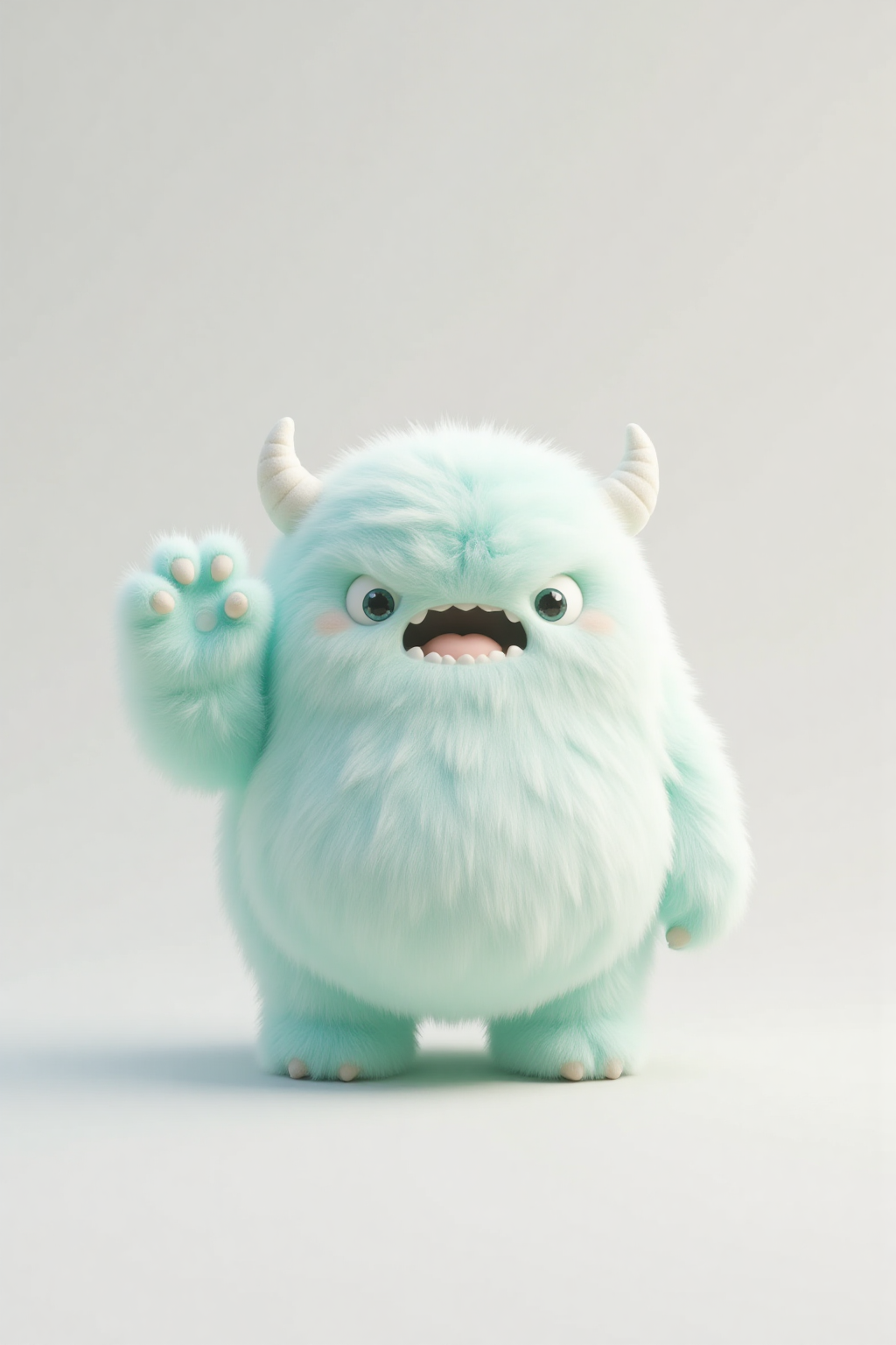 可爱怪兽毛绒