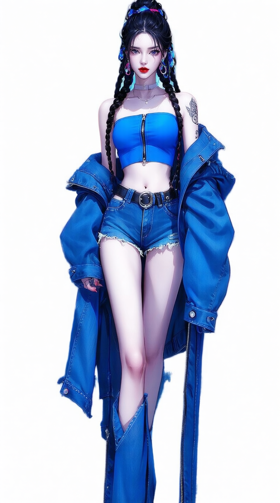 Qwen-image-南音浅浅-炫舞女生时装立绘