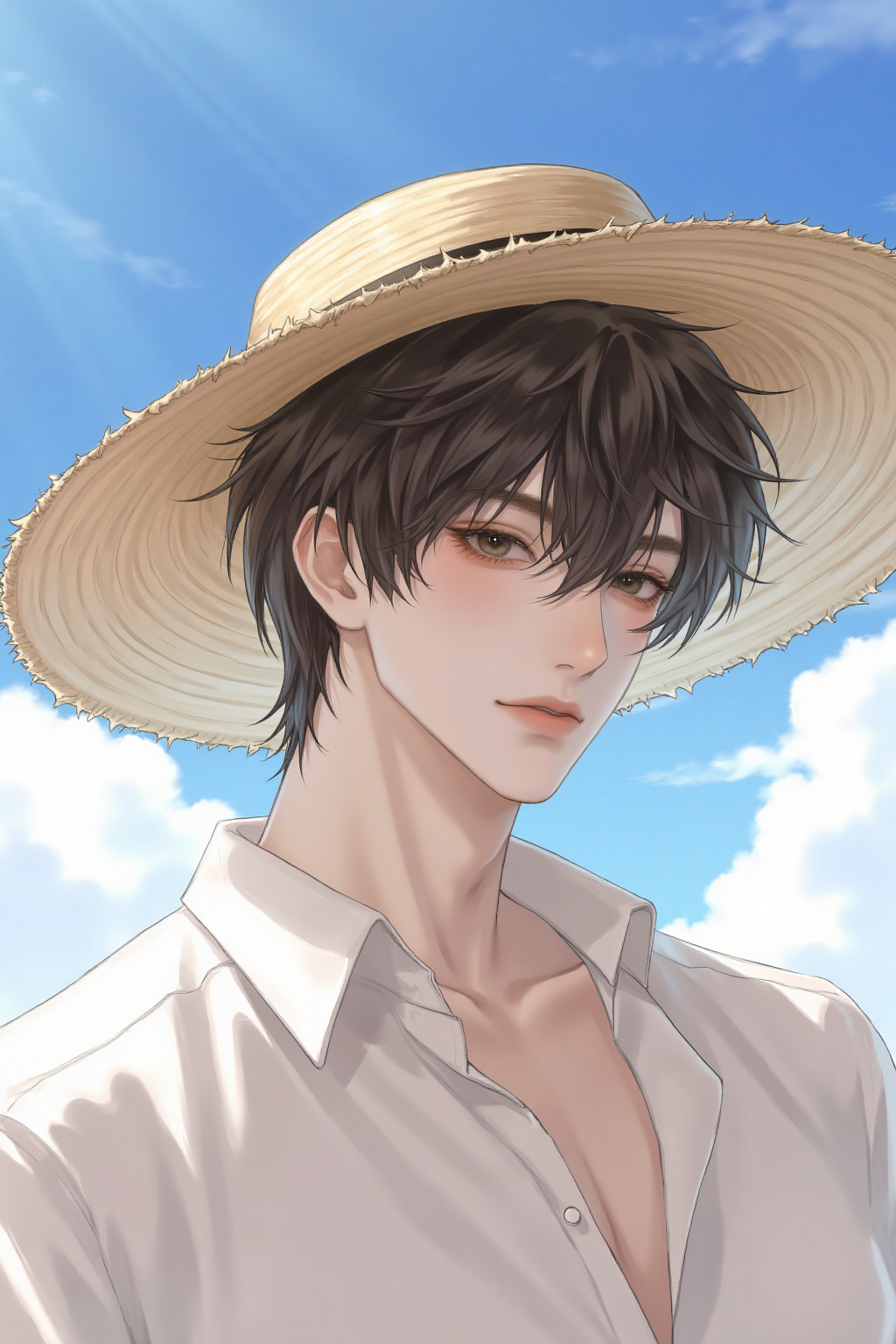 帅哥人物小说推文封面插画漫画壁纸头像