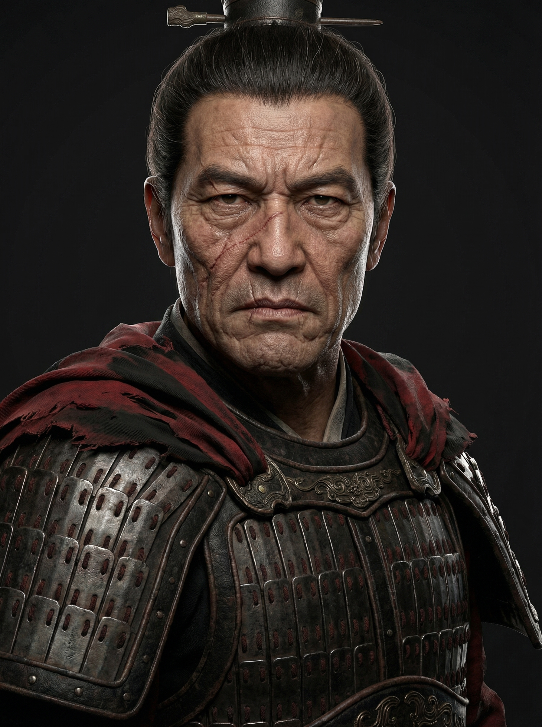 古代武将铠甲人物肖像