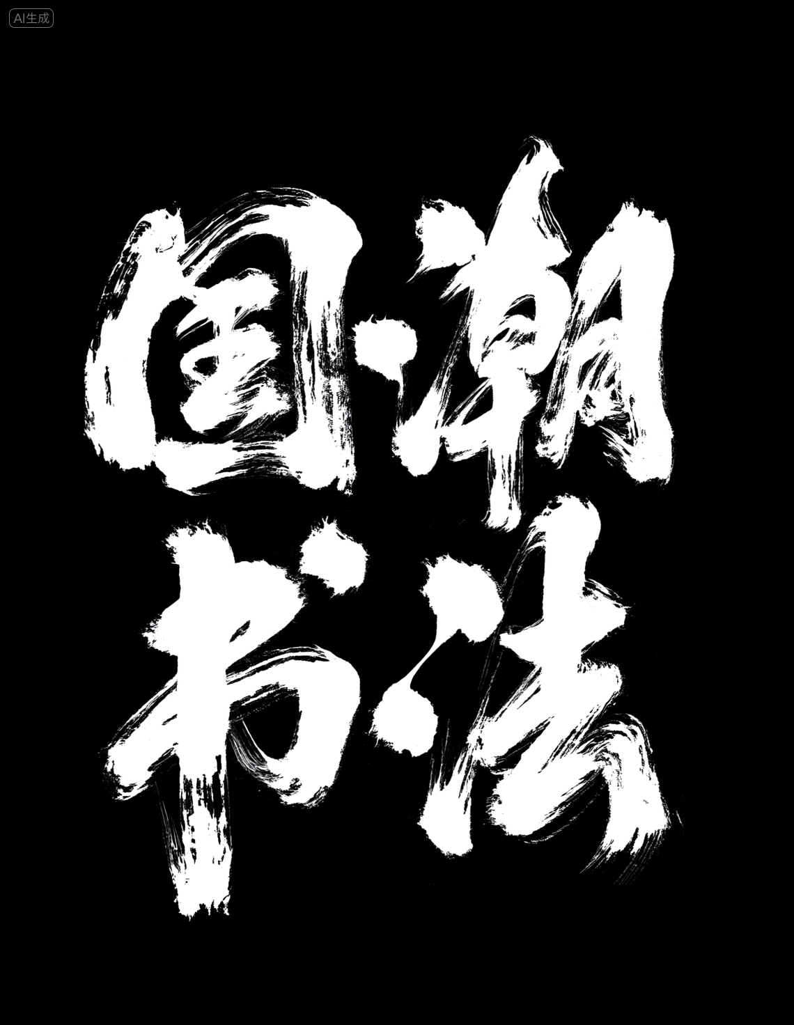 国潮书法