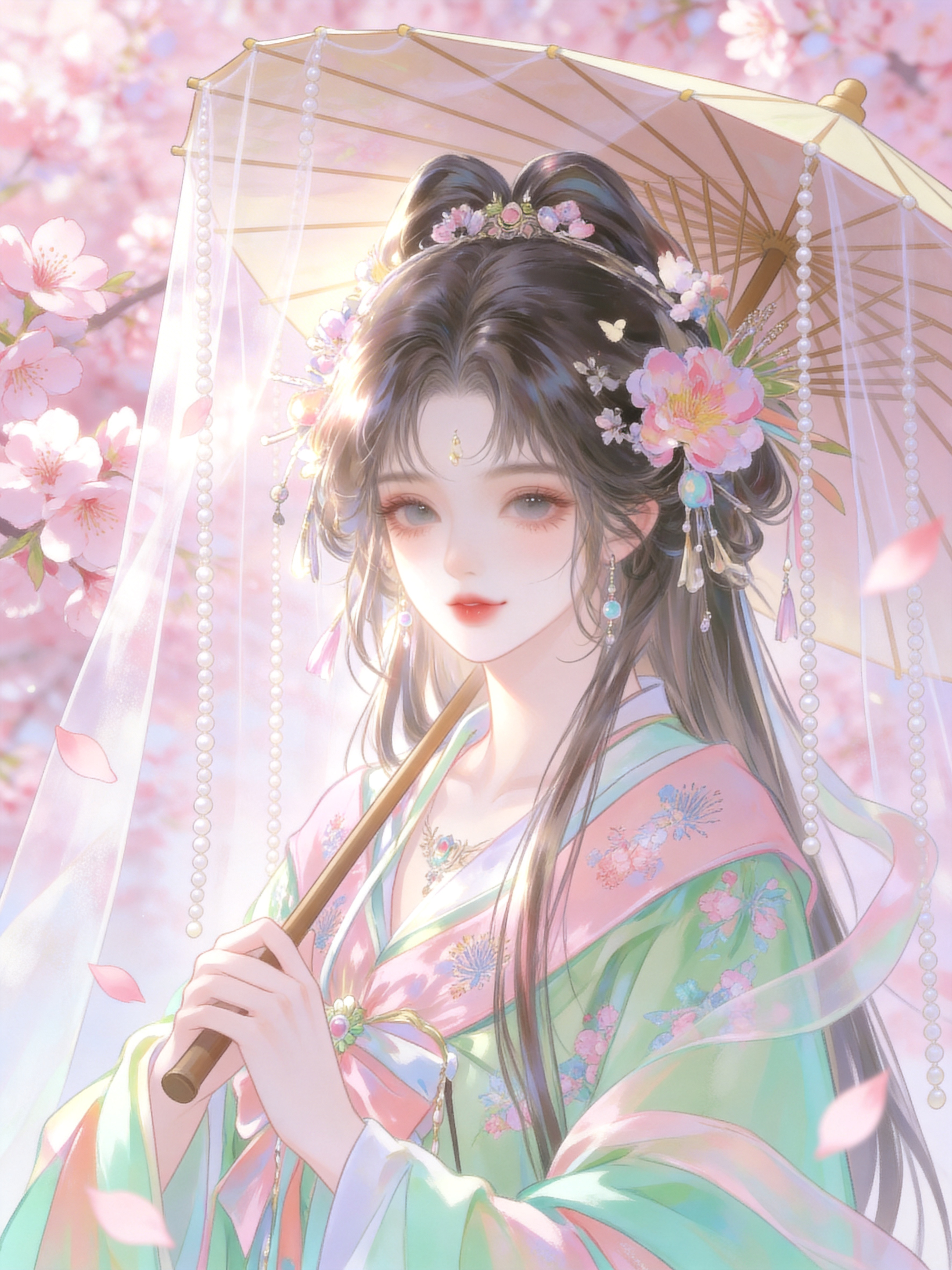 古风花神 古风美女 小说推文封面