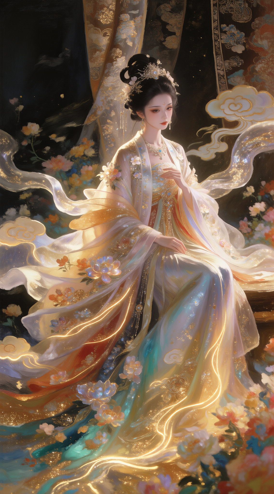 梦幻华彩的古风仙韵仕女