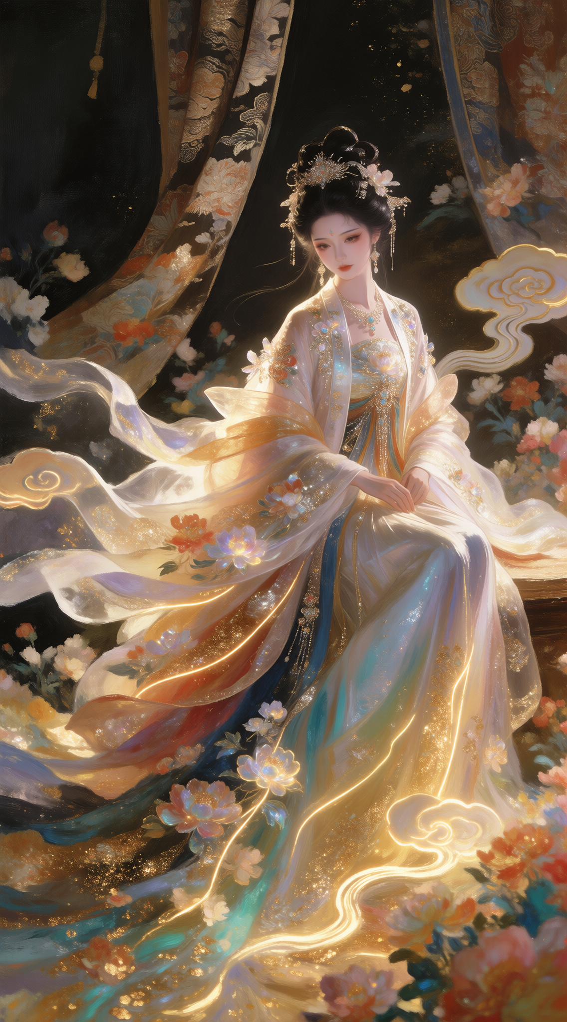 梦幻华彩的古风仙韵仕女