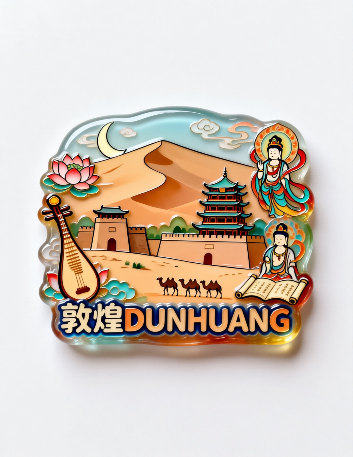 敦煌文化主题冰箱贴