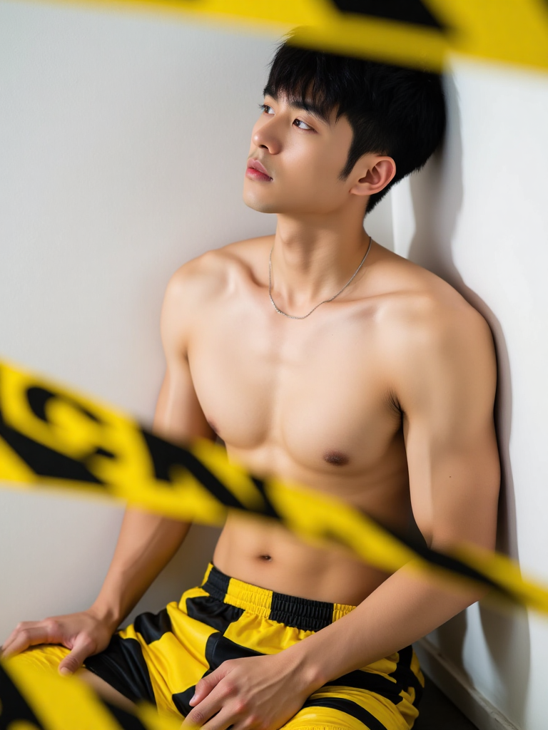 HIRO商业摄影丨全网爆火高级感胶带时尚写真小红书抖音F.1
