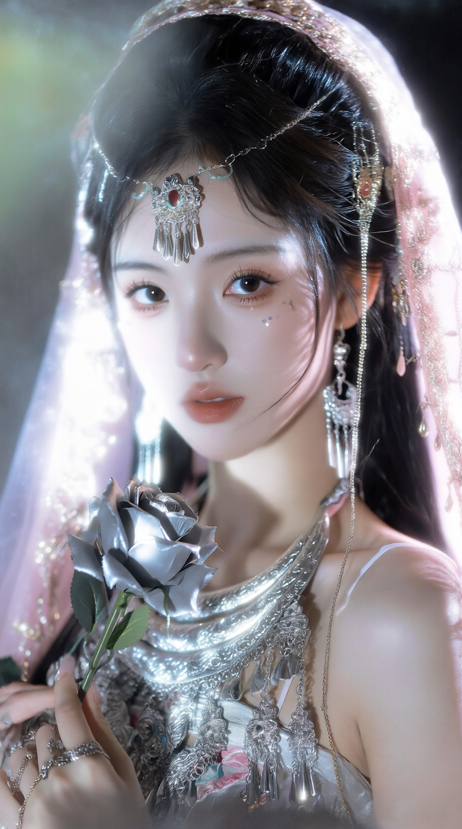 精美发簪和华丽