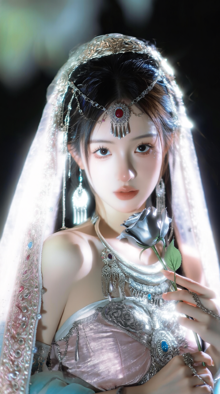 精美发簪和华丽