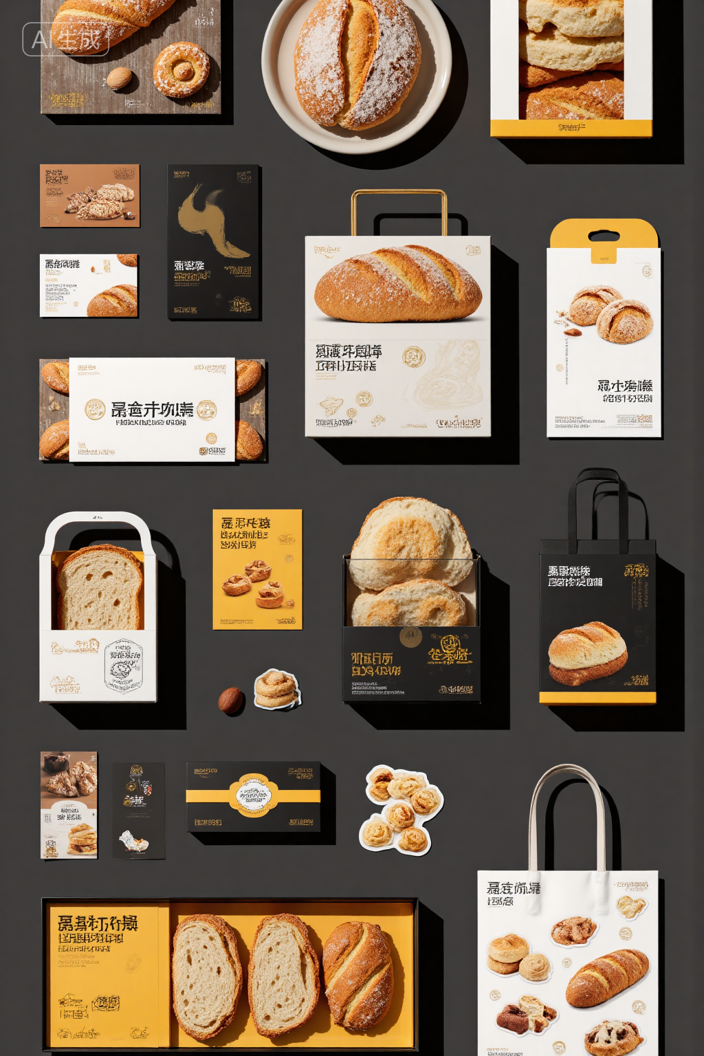 【十一】品牌VI、logo贴图样机、文创周边设计