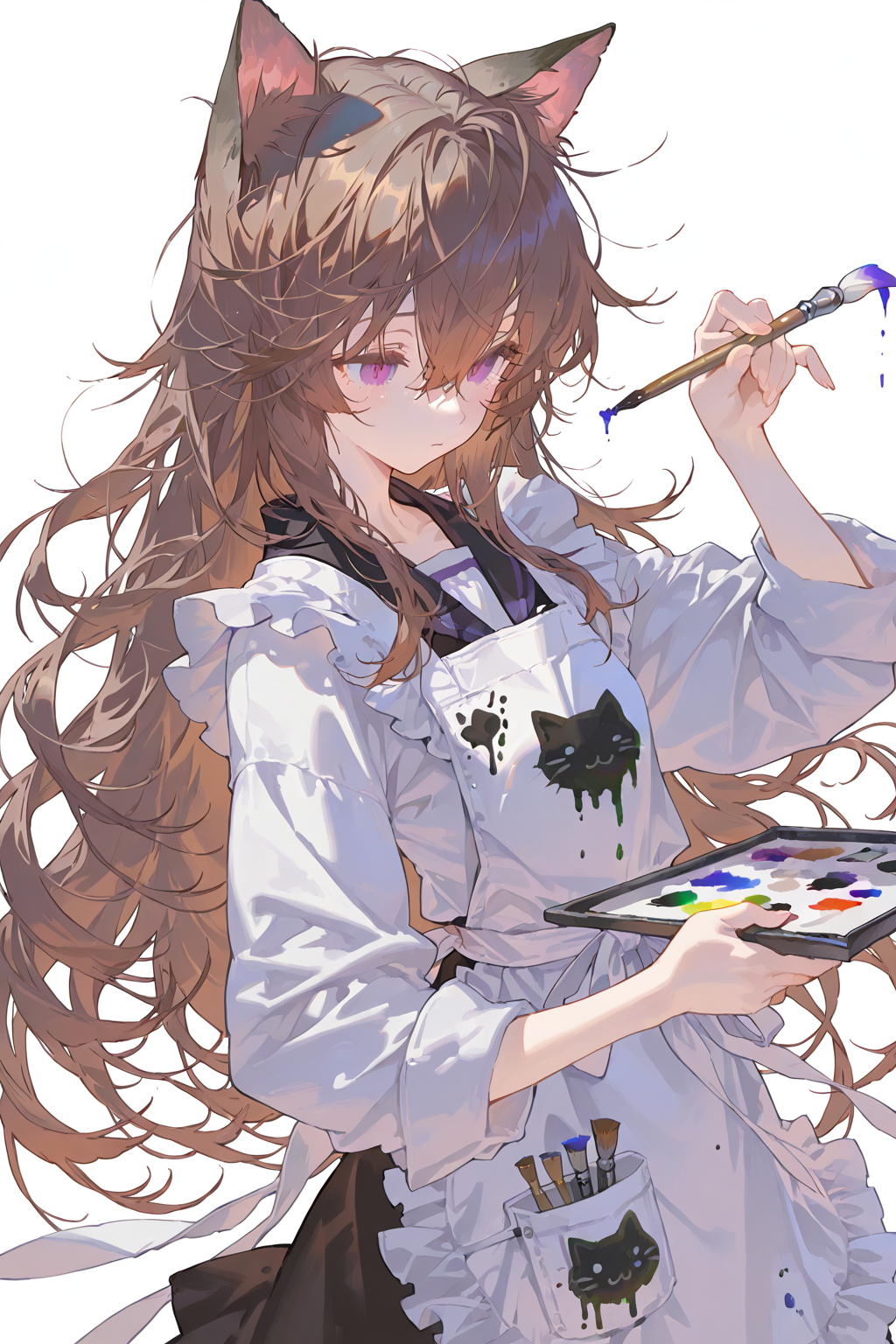 猫耳少女的绘画时刻