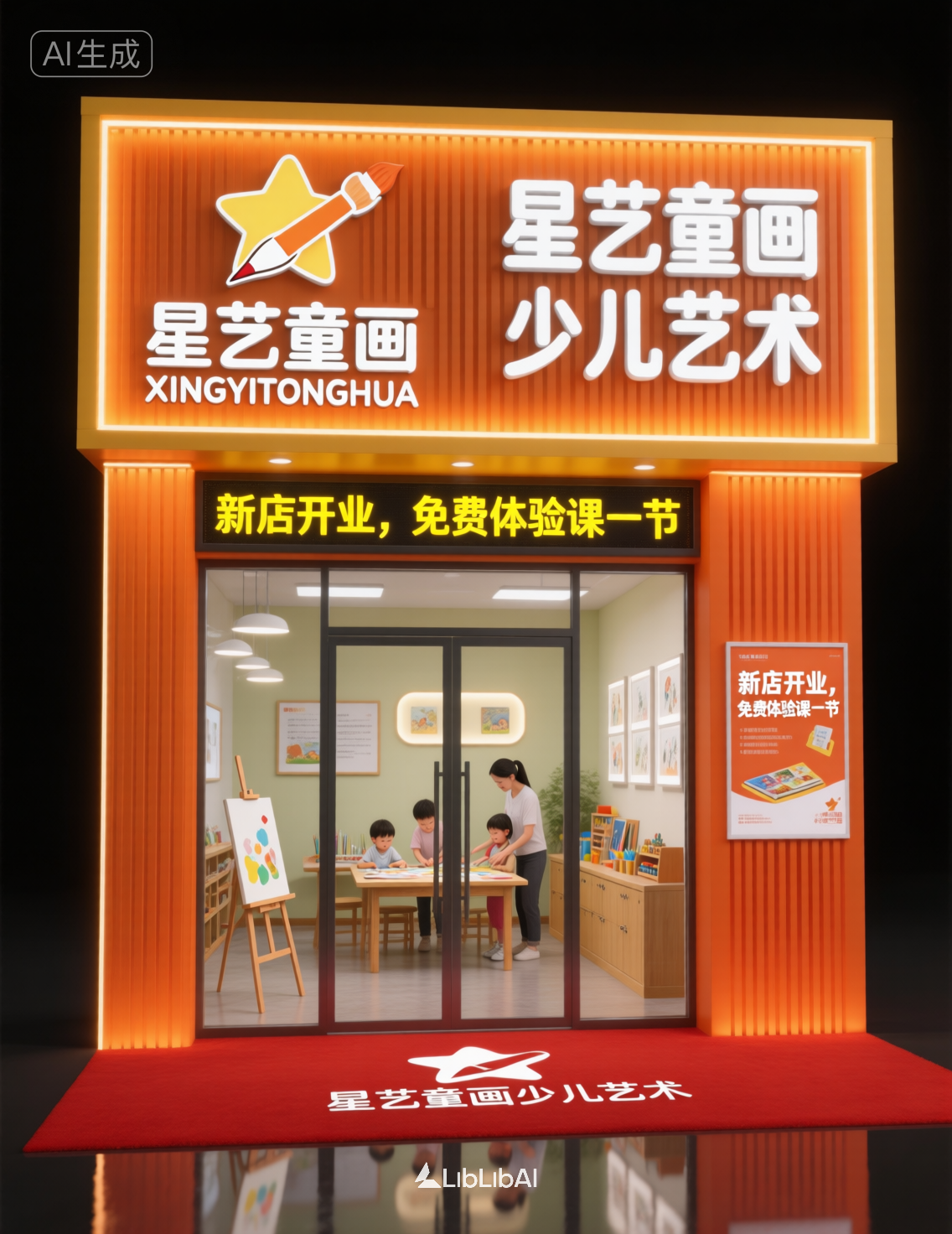 【捌陆设计】新店开业-覆盖22类行业商业店铺门头设计V8.0